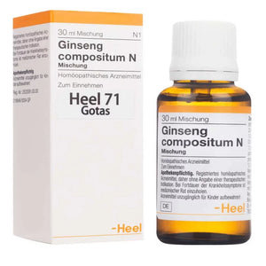 Ginseng Compositum - Heel - Gotas - Botiqui - Farmacia Homeopática
