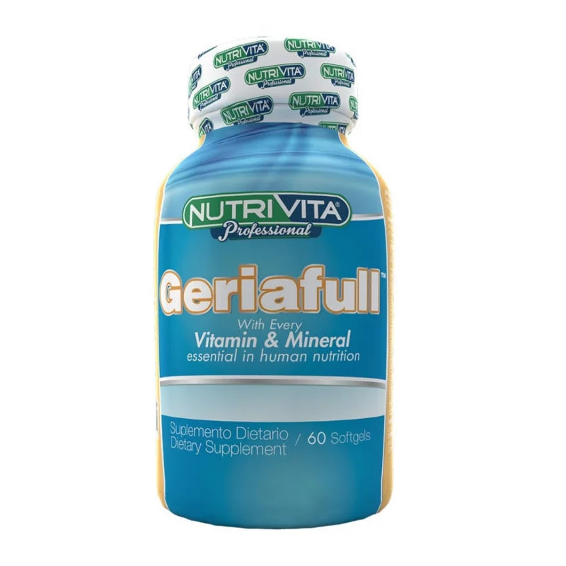 Geriafull Multivitamínico - Nutrivita - 60 Cap - Botiqui - Farmacia Homeopática