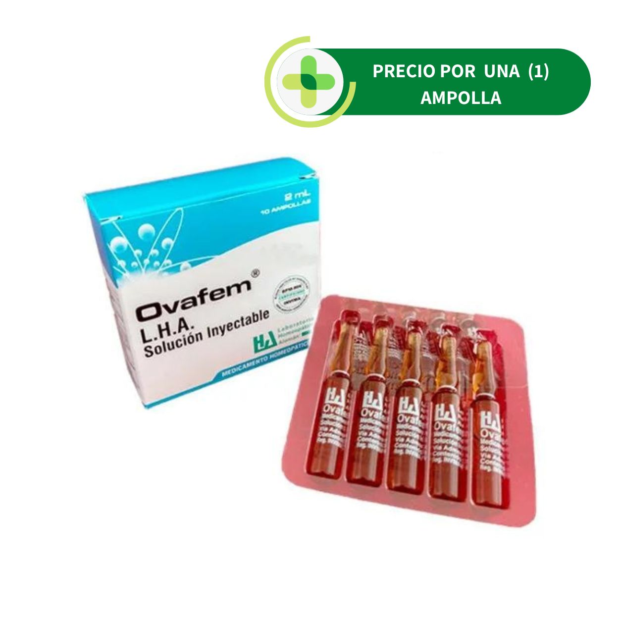 Ovafem Ampolla - LHA - 2ml - Botiqui - Farmacia Homeopática