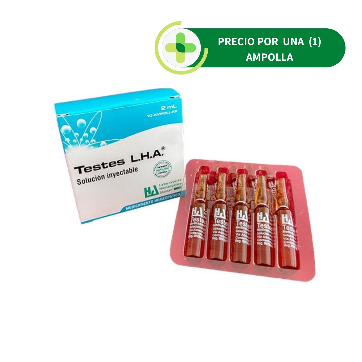 Testes Ampolla - LHA - 2ml - Botiqui - Farmacia Homeopática