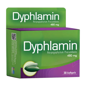 Dyphlamin 480 mg (Harpagofito Procumbens) - 30 Softgels - Botiqui - Farmacia Homeopática