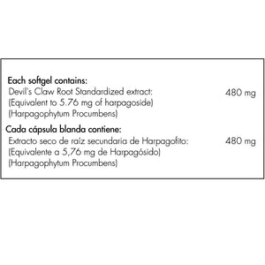 Dyphlamin 480 mg (Harpagofito Procumbens) - 30 Softgels - Botiqui - Farmacia Homeopática