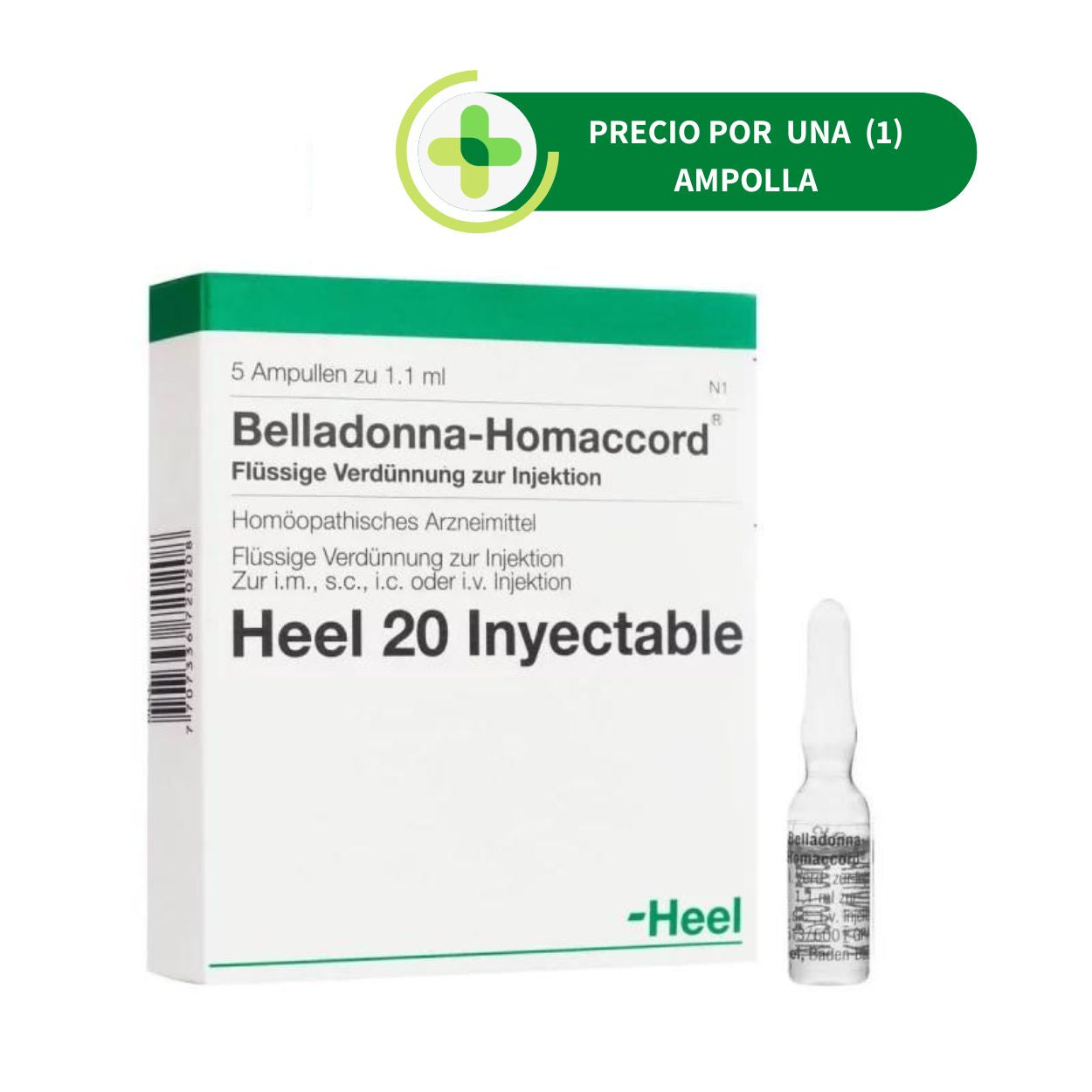 Belladona Homaccord Ampolla Ampolla - Heel - 1.1 ml