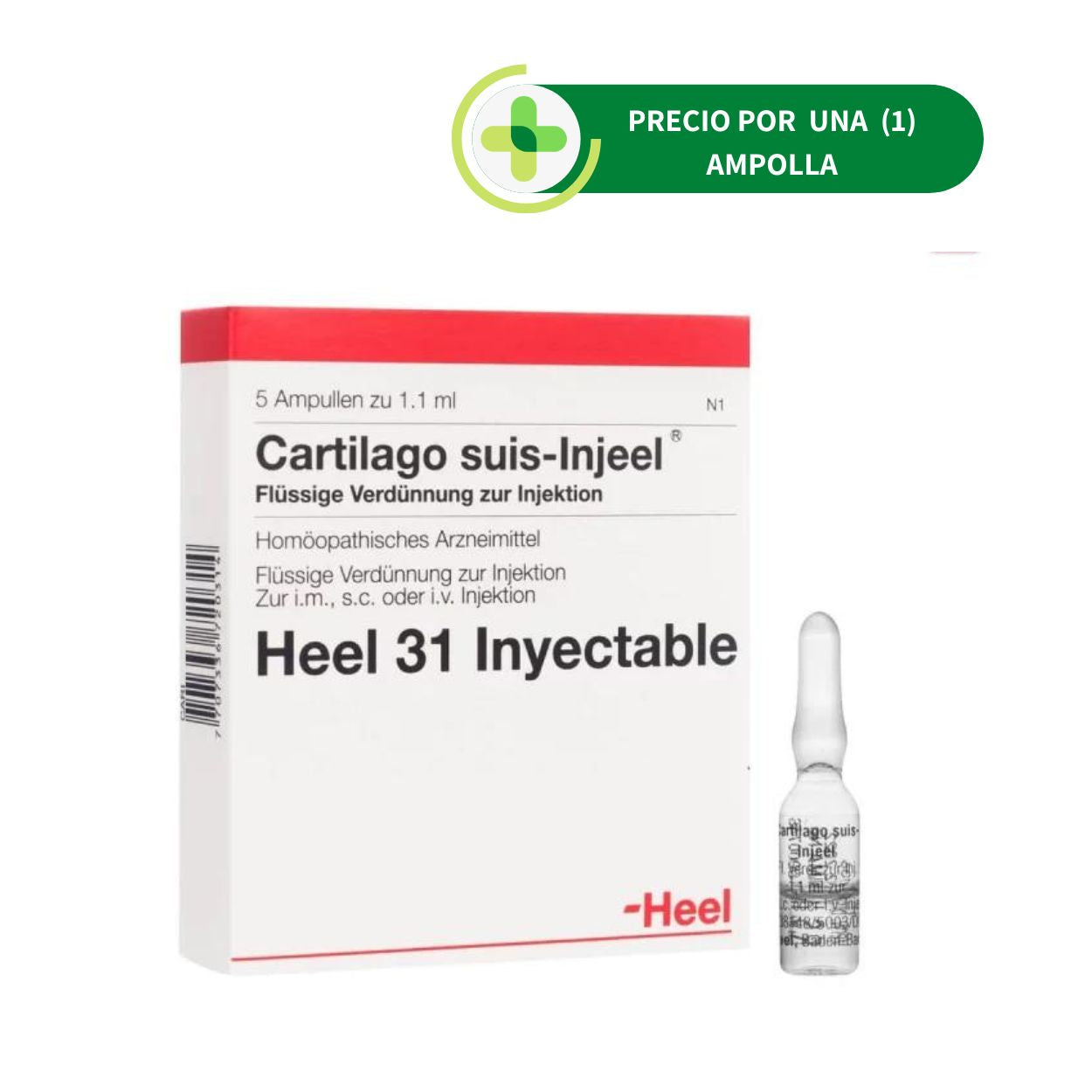 Cartilago Suis Injeel Ampolla - Heel - 1.1 ml
