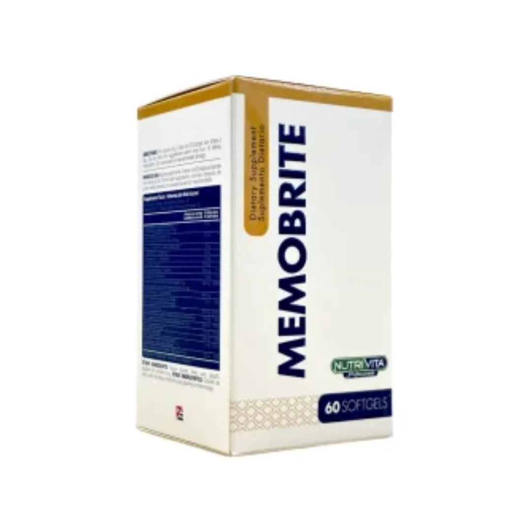Memobrite - Nutrivita - 60 Cap - Botiqui - Farmacia Homeopática