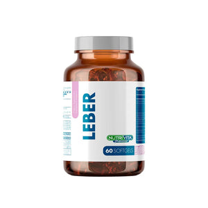 Leber - Nutrivita - 60 Cap - Botiqui - Farmacia Homeopática