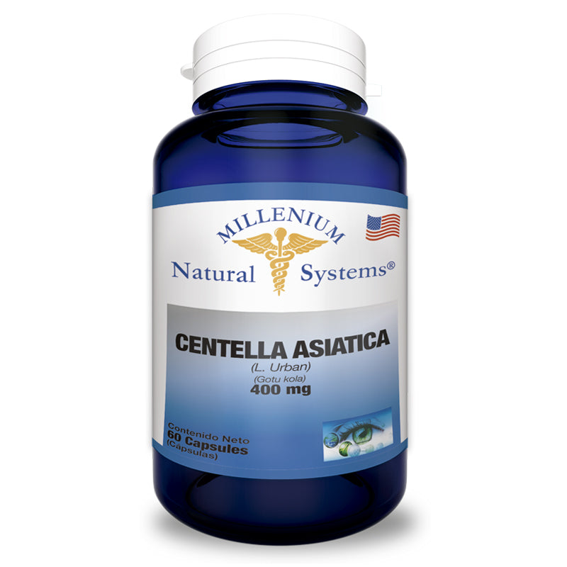 Centella Asiática 400 mg - Natural Systems - 60 Softgels