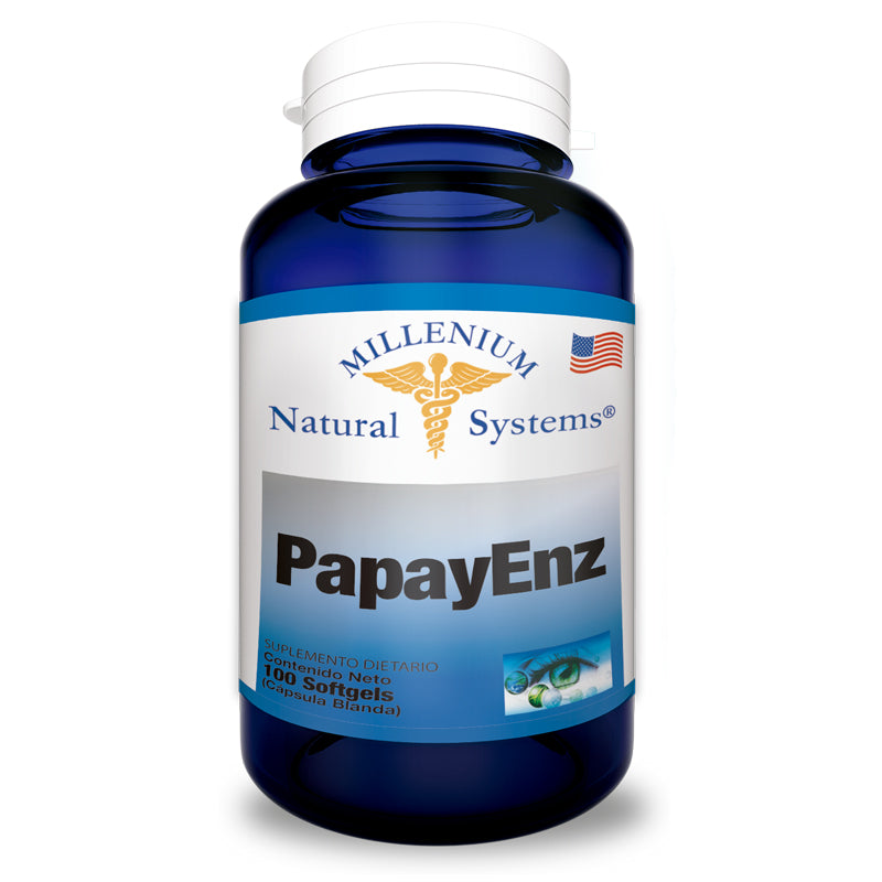 Papayenz Enzimas de Papaya - Natural Systems - 100 Softgels
