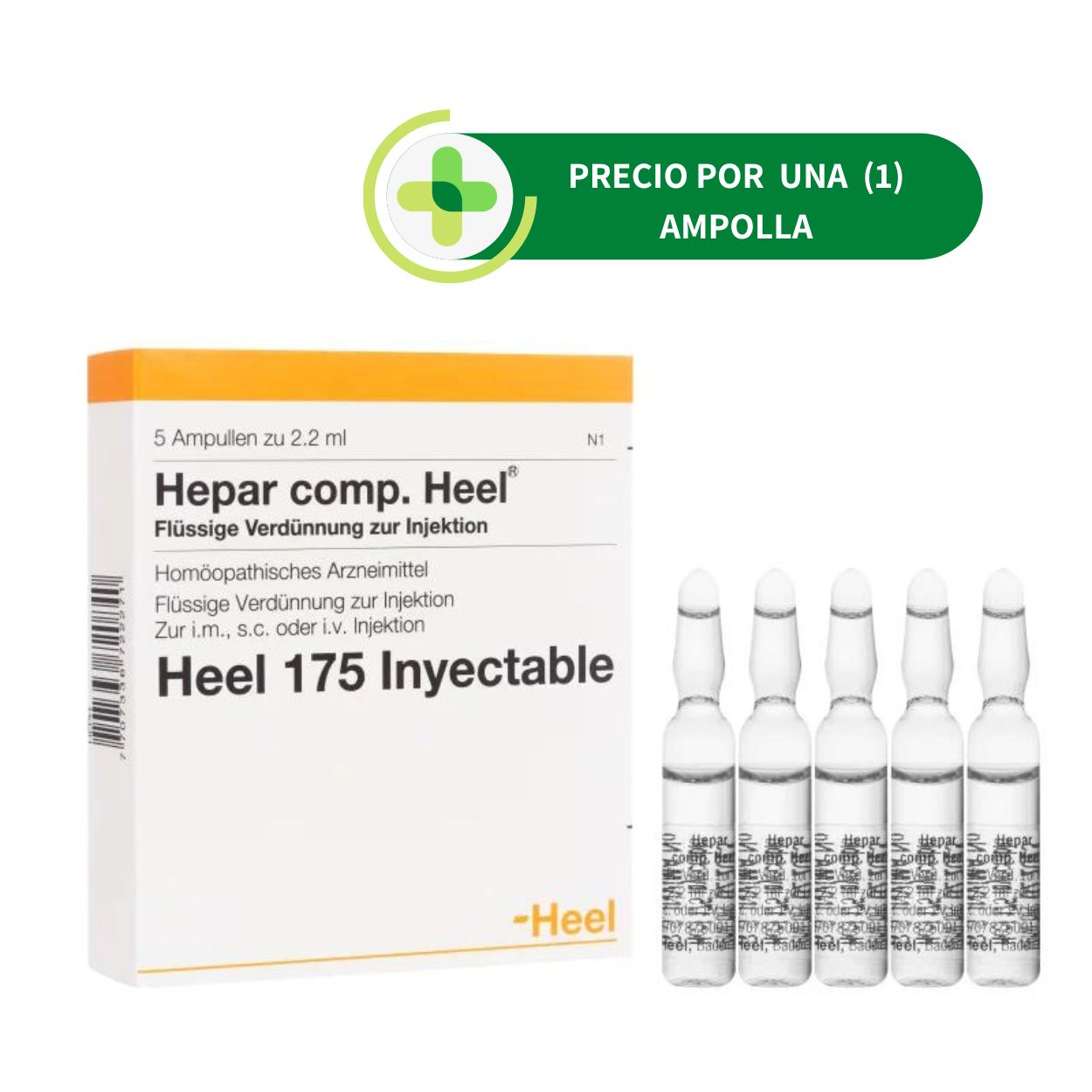 Hepar Compositum Ampolla - Heel - 2.2 ml