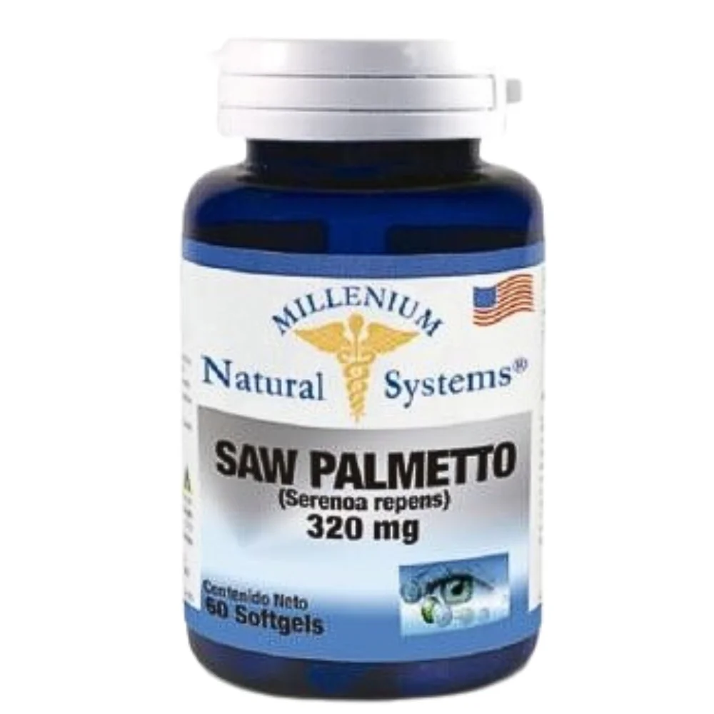 Saw Palmetto 320 mg 60 Softgels Natural System