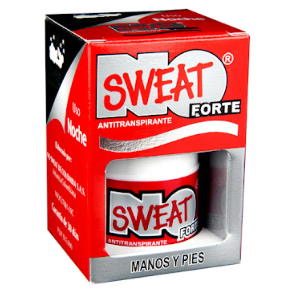 No Sweat Antitranspirante Forte Manos y Pies 30 ml Uso Noche