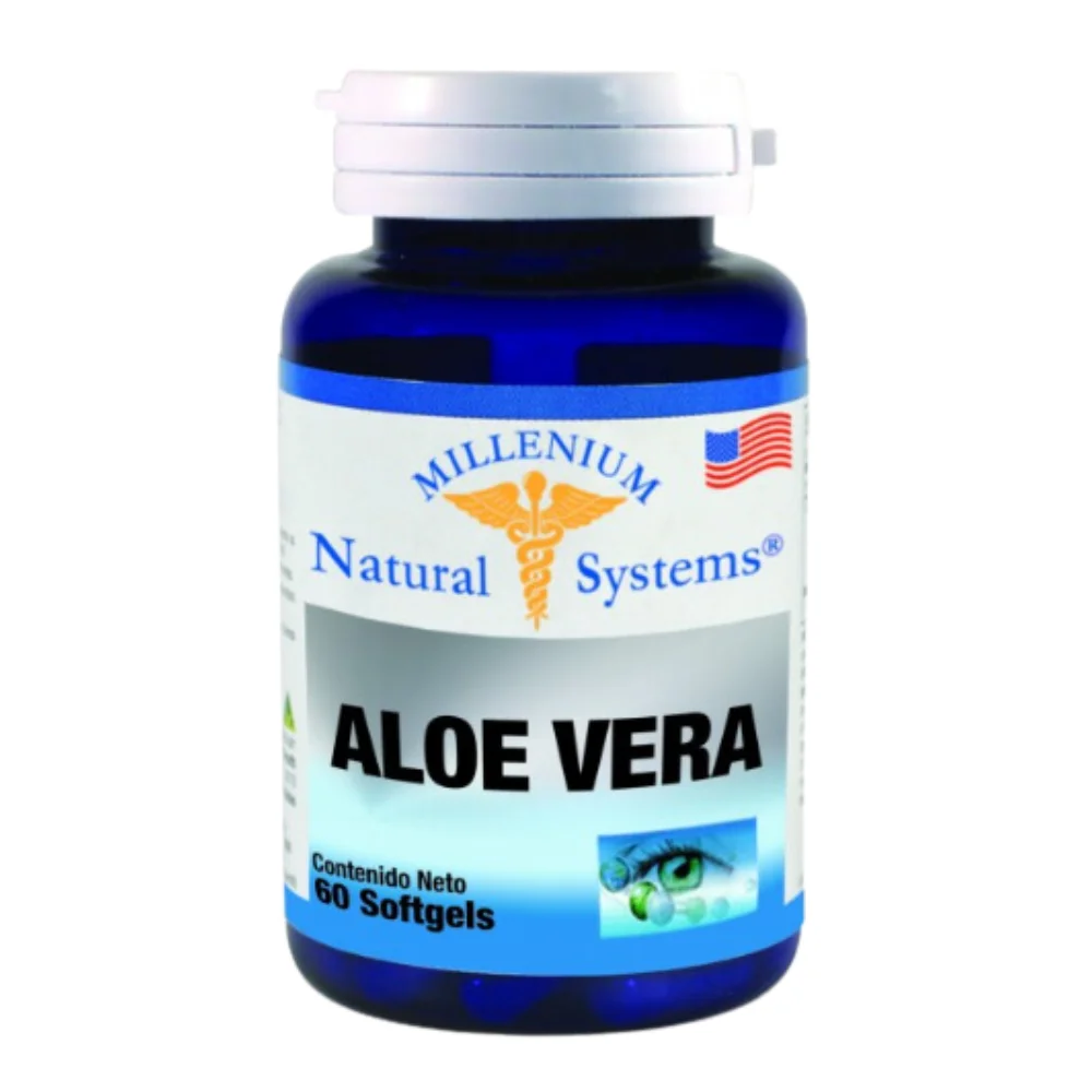 Aloe Vera 60 Softgels Millenium Natural System