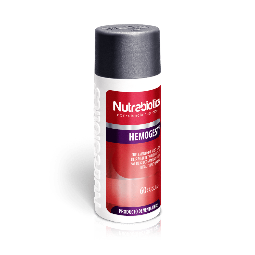 Hemogest - Nutrabiotics - 60 Cápsulas - Botiqui