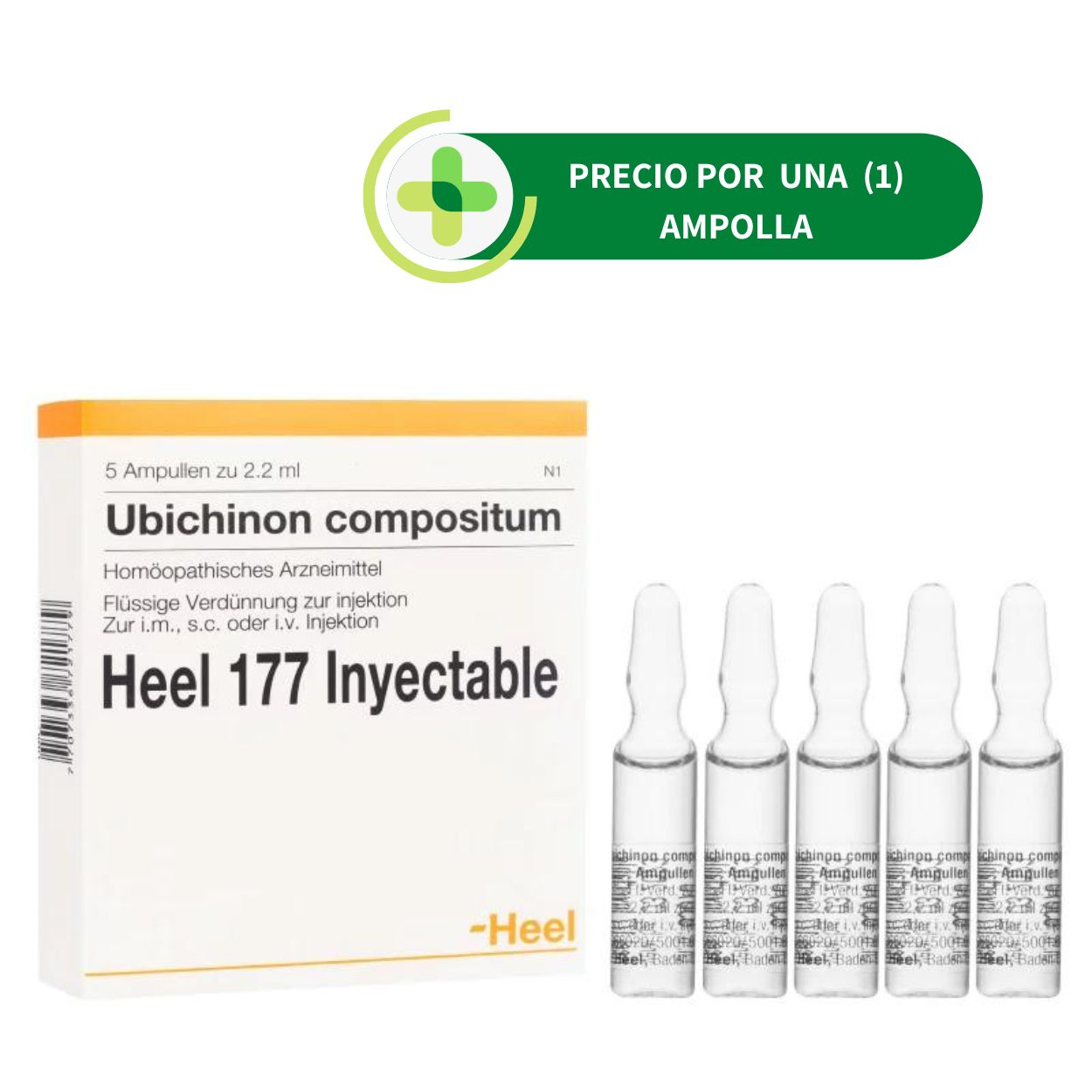 Ubichinon Compositum Ampolla - Heel - 2.2 ml