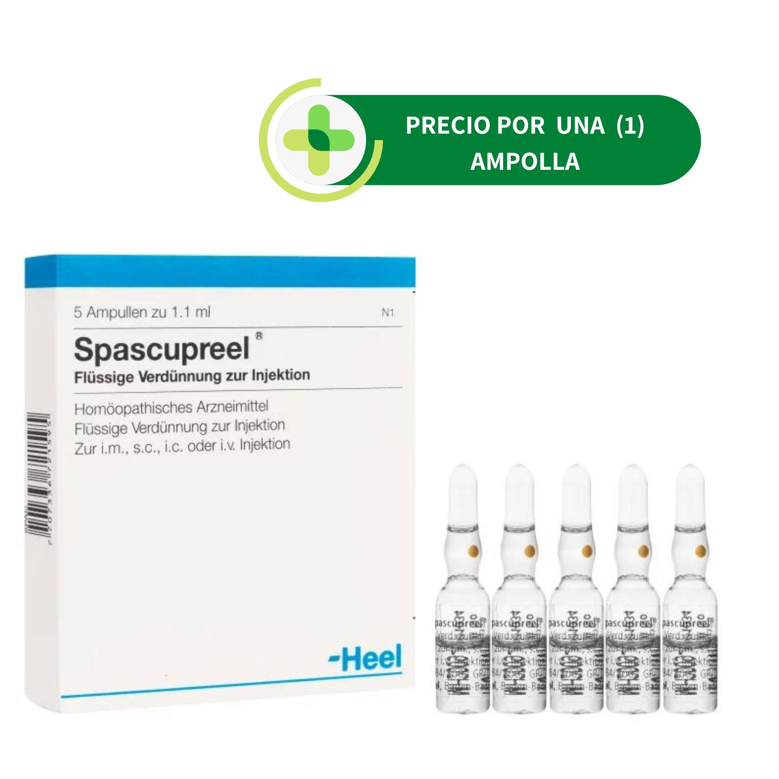 Spascupreel Ampolla - Heel - 1.1 ml