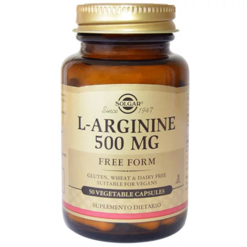 L Arginine 500 mg - Solgar - Botiqui - Farmacia Homeopática