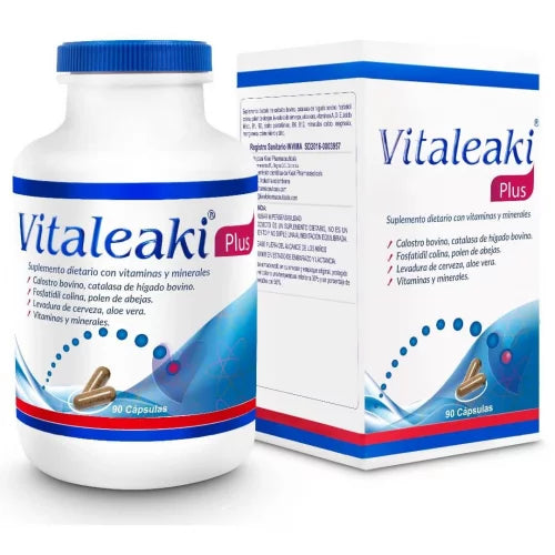 Vitaleaki Plus Vitaminas y Minerales - 90 Cap - Botiqui - Farmacia Homeopática