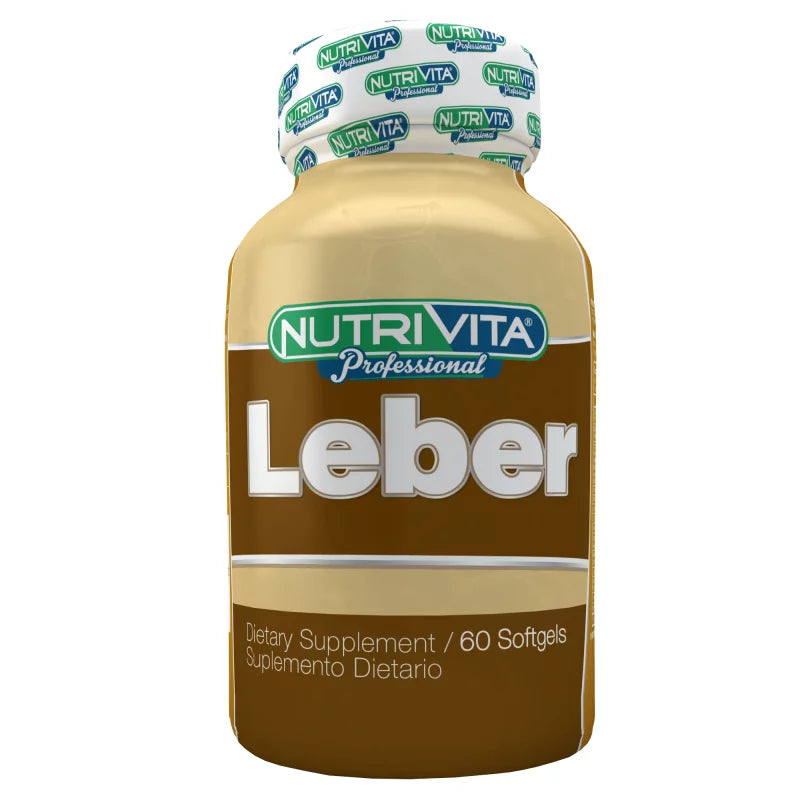 Leber - Nutrivita - 60 Cap - Botiqui - Farmacia Homeopática