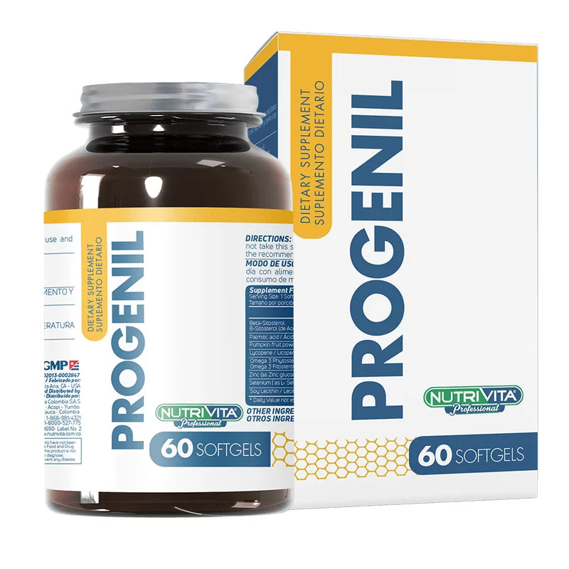 Progenil Ácido Palmítico - Nutrivita - 60 Cap - Botiqui - Farmacia Homeopática