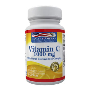 Vitamina C 1000 mg con Citrus - Healthy America - 100 Softgels - Botiqui - Farmacia Homeopática
