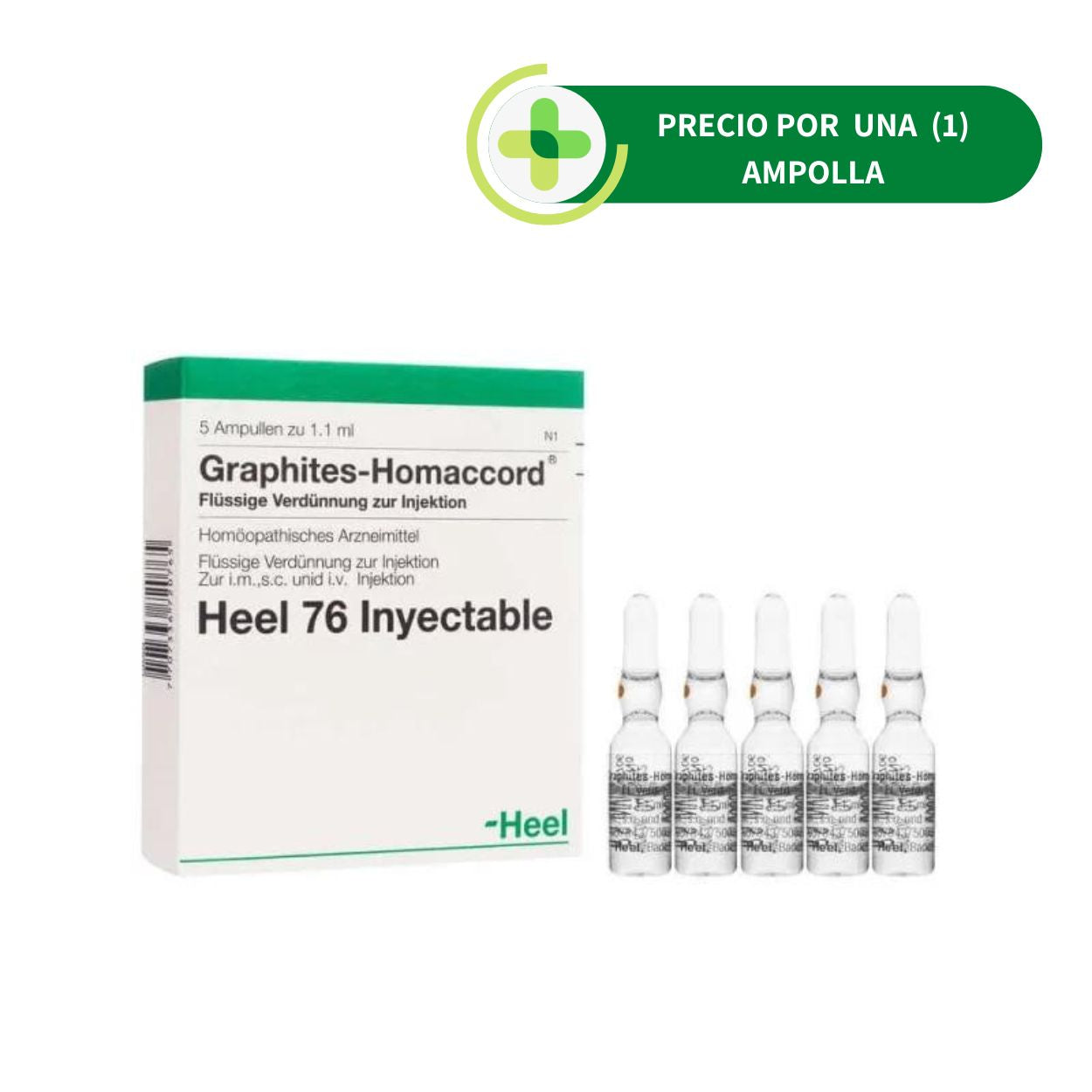 Graphites Homaccord Ampolla - Heel - 2.2 ml