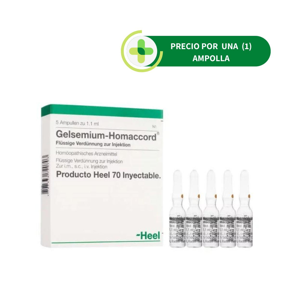 Gelsemium Homaccord Ampolla - Heel - 1.1 ml