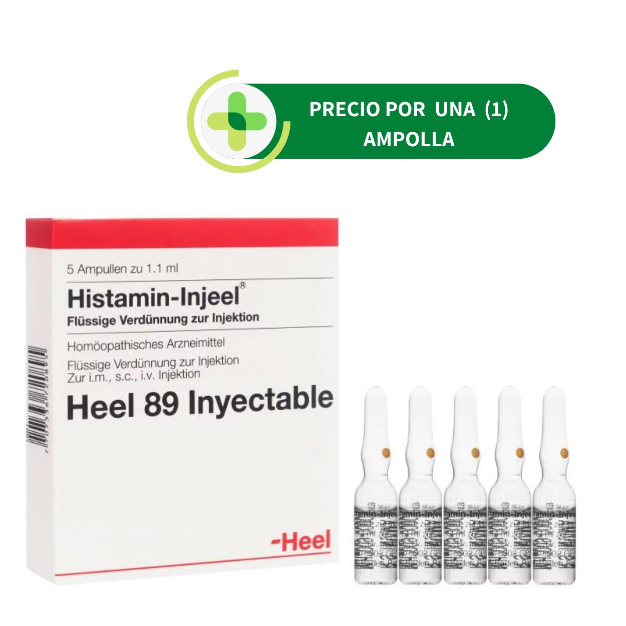 Histamin Injeel Ampolla - Heel - 1.1 ml