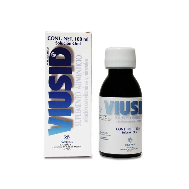 Viusid Solución Oral Vitaminas y Minerales - Catalysis - 100ml - Botiqui - Farmacia Homeopática