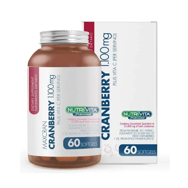 Max Cran (Cranberry) - Nutrivita - 60 Cap - Botiqui - Farmacia Homeopática
