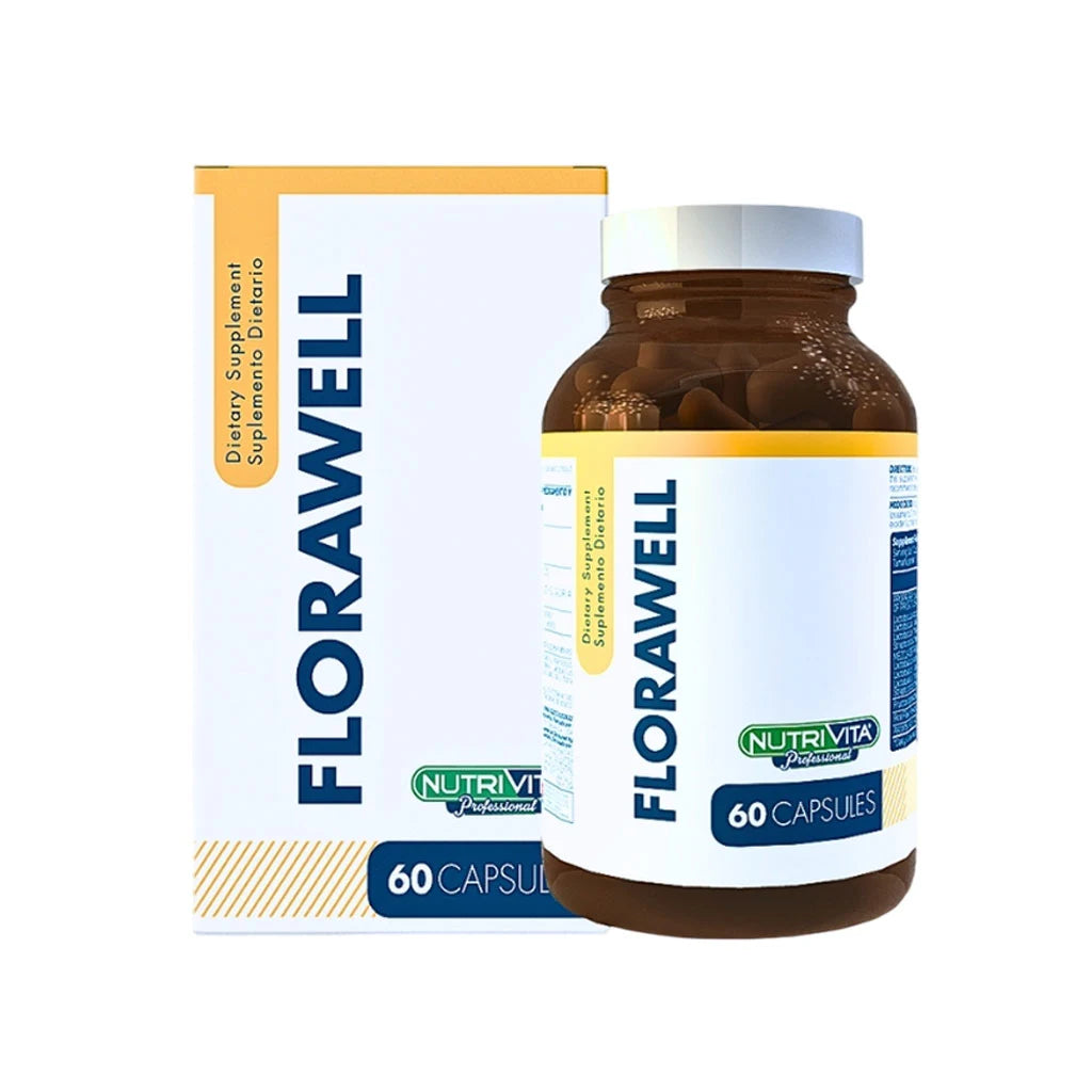 Florawell Probióticos  - Nutrivita - 60 Cápsulas