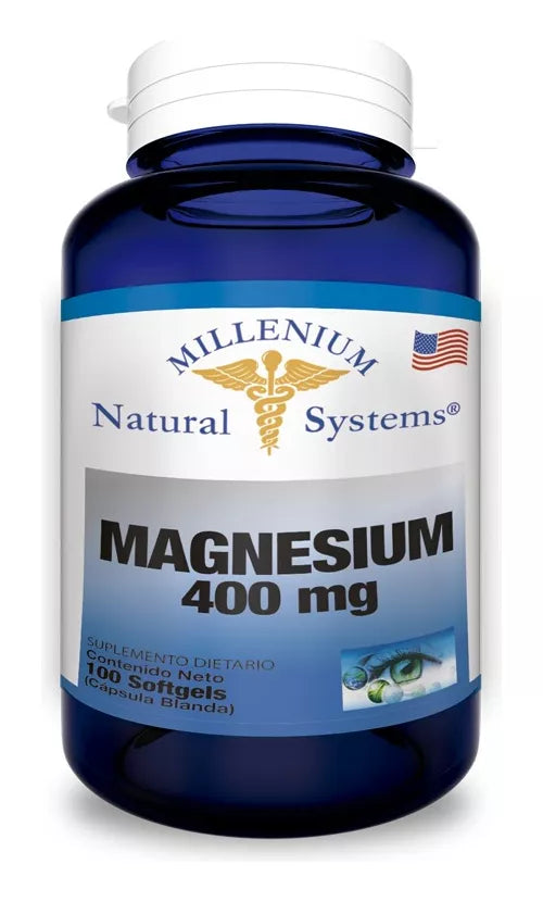 Magnesium 400 mg Natural Systems 100 Softgels