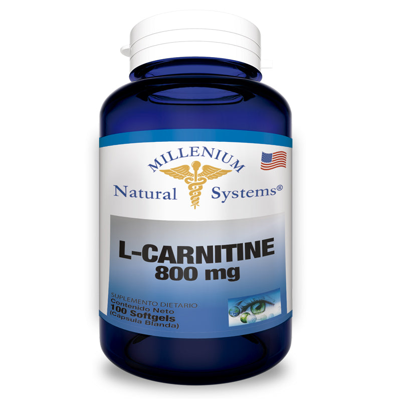 L-Carnitine 800 mg - Natural Systems - 100 Softgels