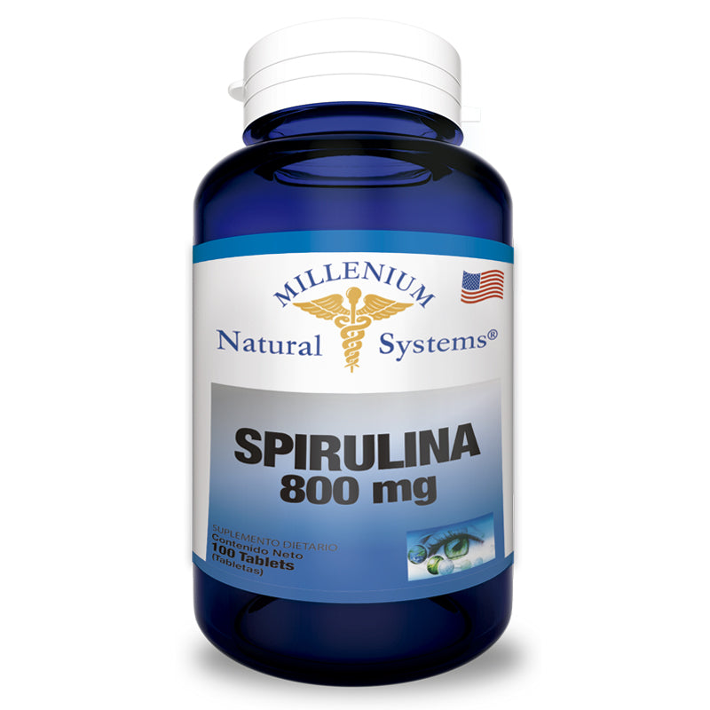 Spirulina 800 mg - Natural Systems - 100 Softgels