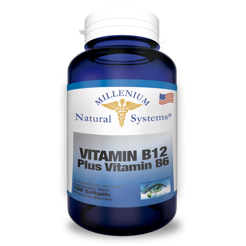 Vitamina B12 & Vitamin B6 - Natural Systems - 100 softgels