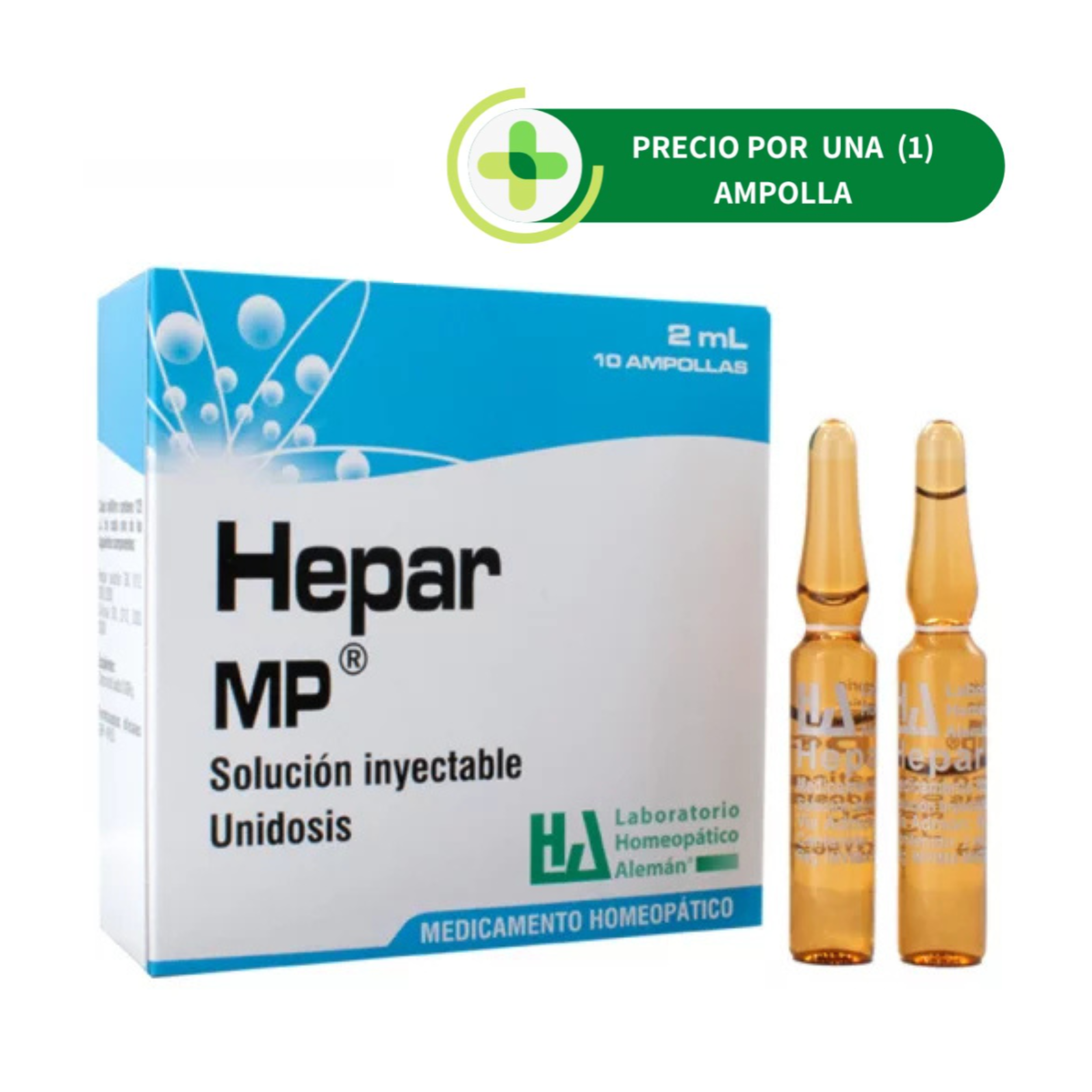 Hepar MP Ampolla - LHA - 2ml