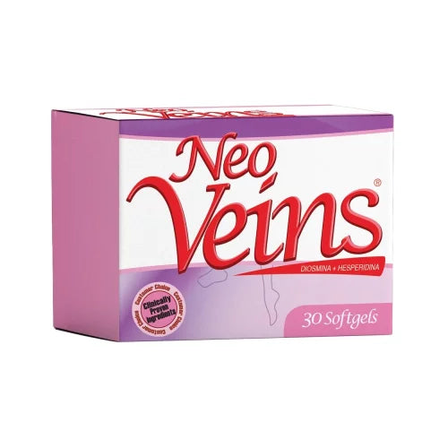 Neo Veins 500mg - Healthy America - 30 Capsulas