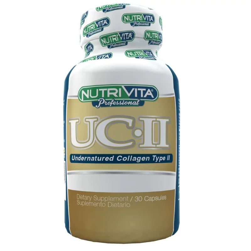 UC II Colágeno desnaturalizado - Nutrivita - 30 Cápsulas