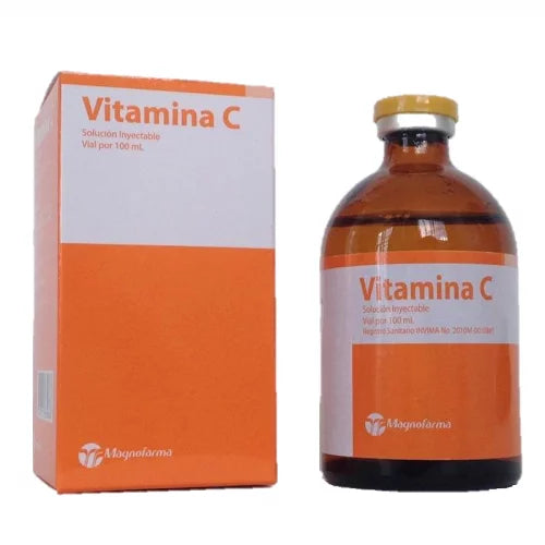 Vitamina C Solución Inyectable - Magnofarma - 100ml