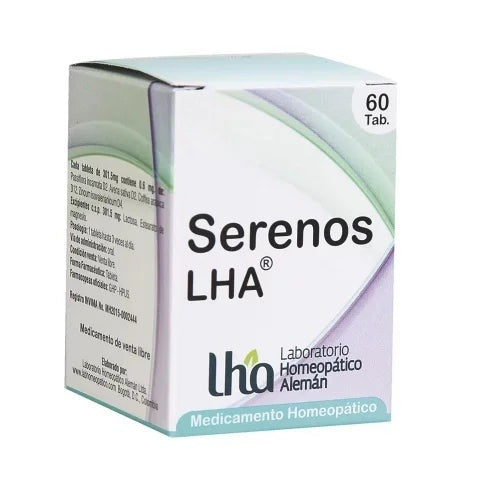 Serenos LHA - Medicamento Homeopático -60 tabletas
