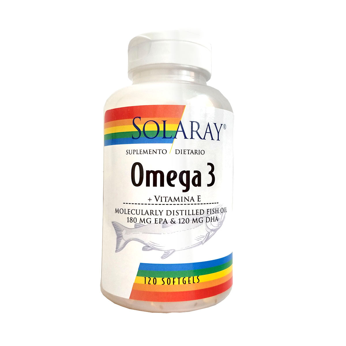 Omega 3 - Solaray - 90 Cápsulas - Botiqui