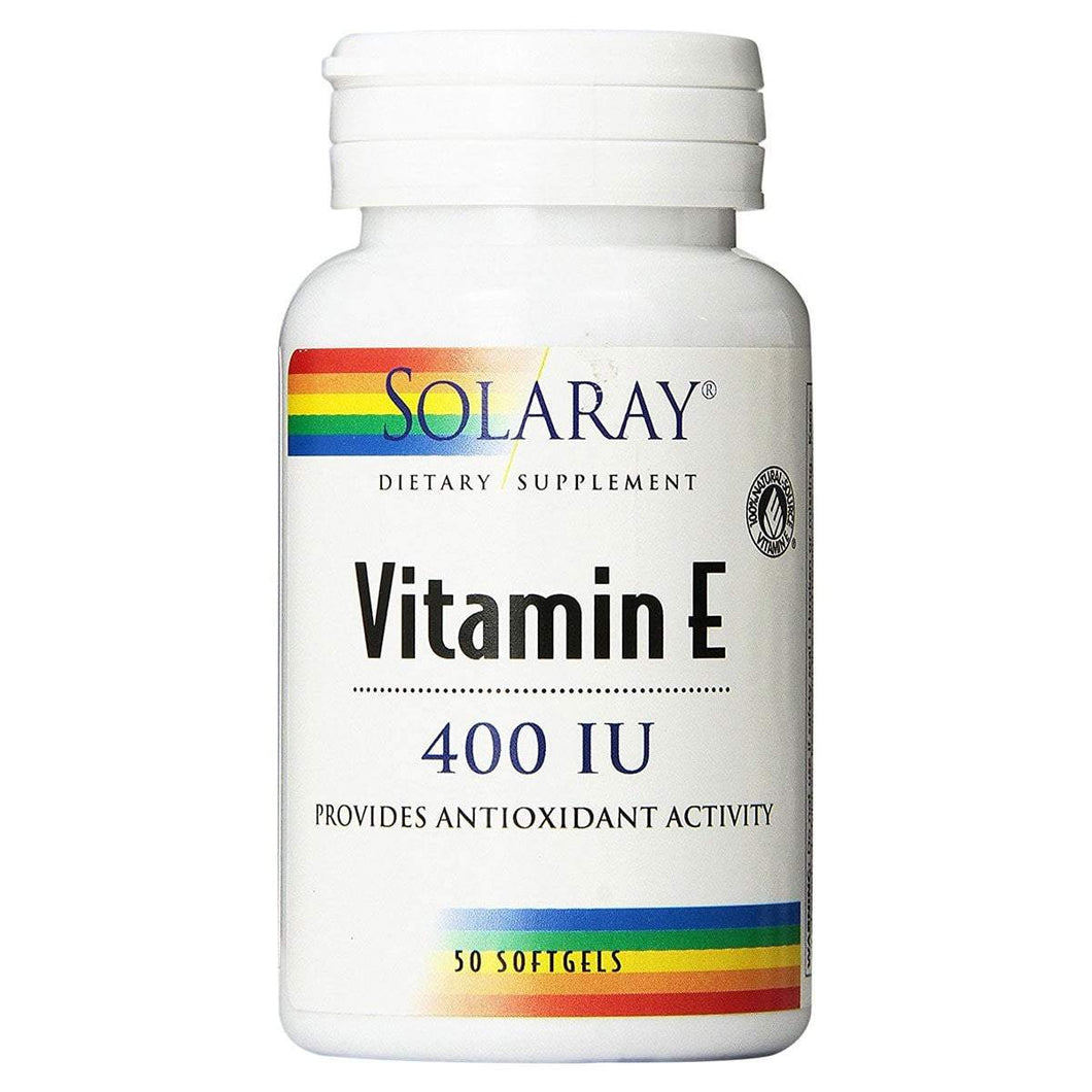 Vitamina E - Solaray - 50 Comprimidos - Botiqui