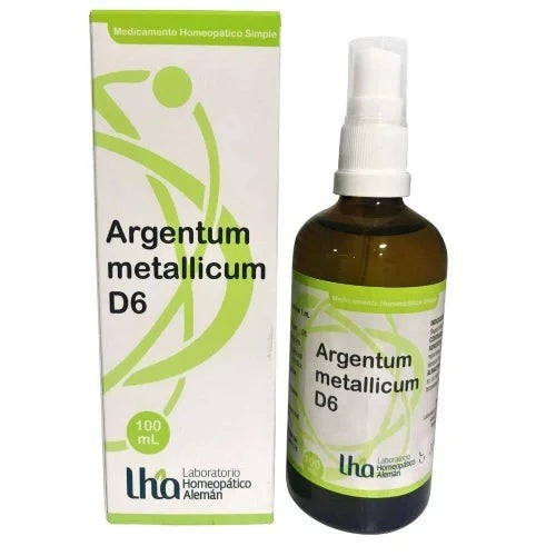 Argentum Metallicum D6 Spray - Laboratorio Homeopático Alemán LHA - 100ml