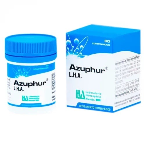 Azuphur - Laboratorio Homeopático Alemán LHA - 60 comprimidos