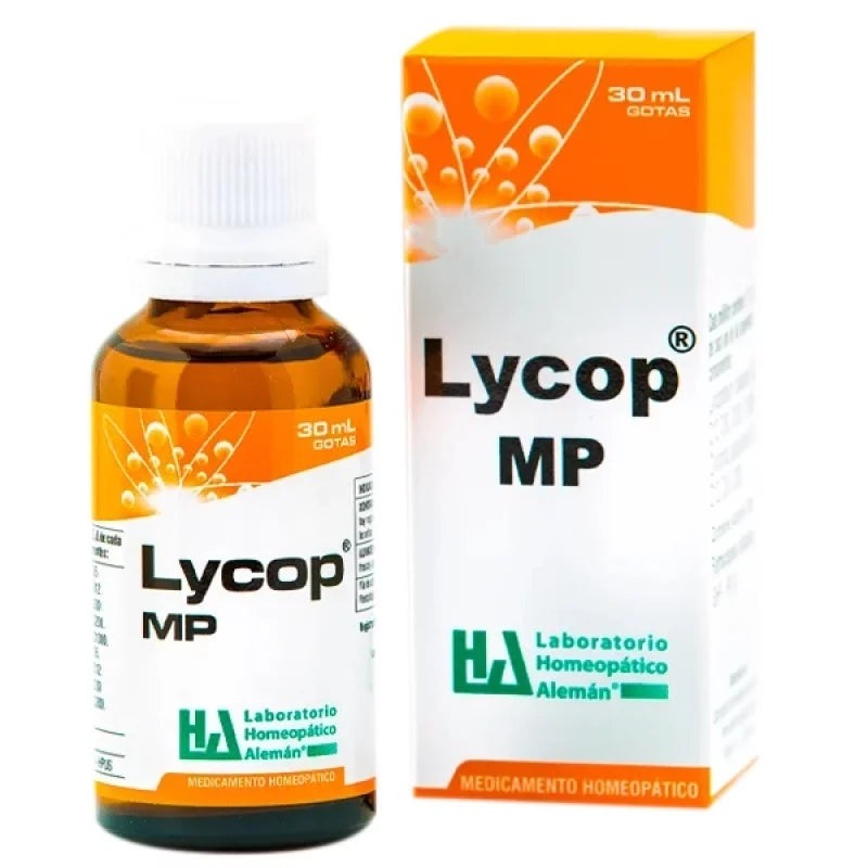 Lycop MP Gotas - Laboratorio Homeopático Alemán LHA - 30 ml