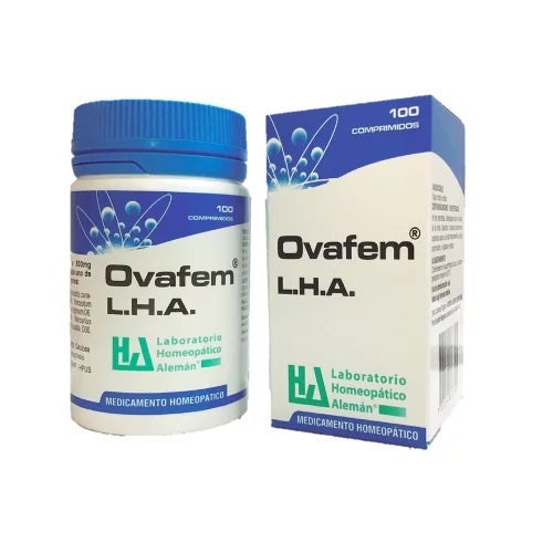 Ovafem Tabletas - Laboratorio Homeopático Alemán LHA - 100 tab